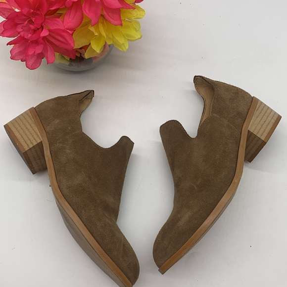 Pure Navy Brown Suede Slip On Loafer EU Size 38 MCL6247G - Picture 6 of 9